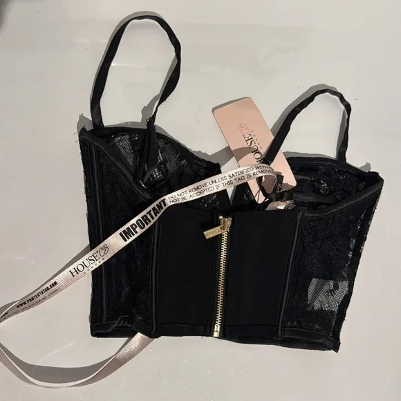 NWT House of CB Lace Bustier - Picture 2 of 3